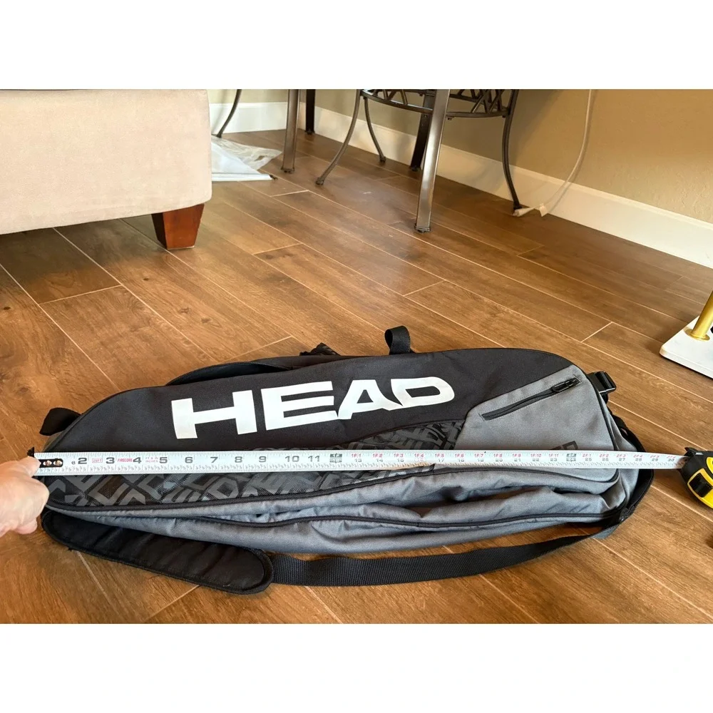 HEAD Core Performance Tennis Racquet Bag Black Grey Duffel Bag